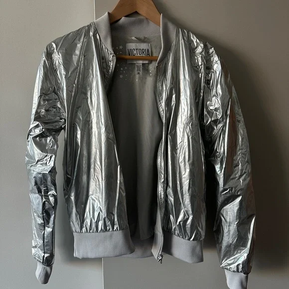 Victoria Secret Mesh Bomber Jaket Size XS - Picture 5 of 5